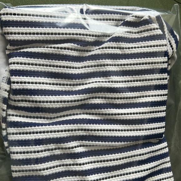 NWOT Playful Promises Textured Stripe Swimsuit - Picture 10 of 11